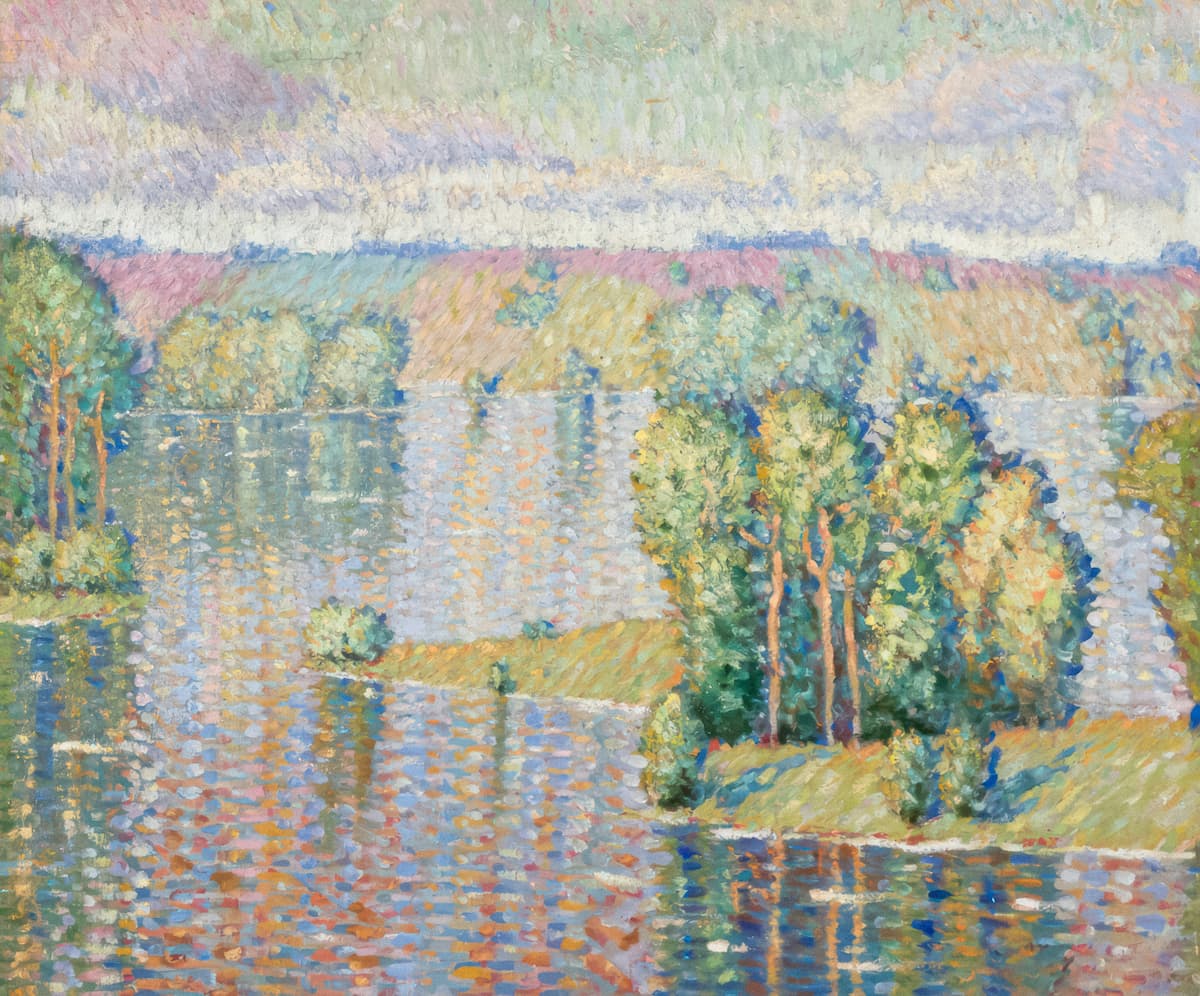 maisema järvestä